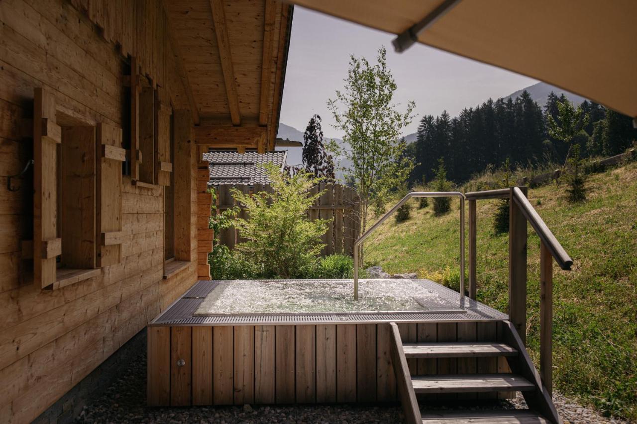 Hygna Chalets ライト・イム・アルプバッハタール エクステリア 写真